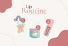 Simple three-step lip routine ending with Petal Pop Bloom Lip Oil